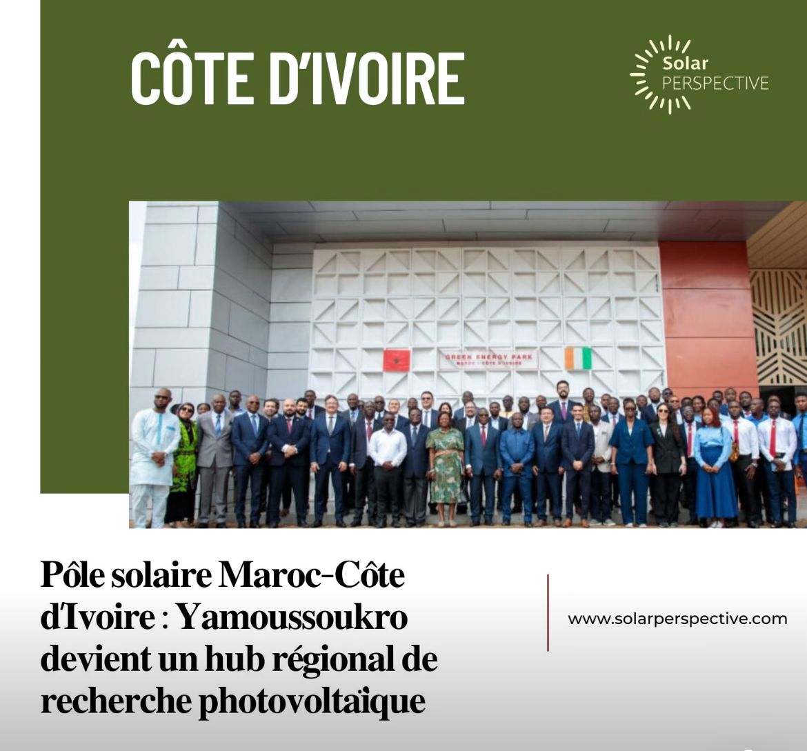 Pôle solaire Maroc-Côte d'Ivoire